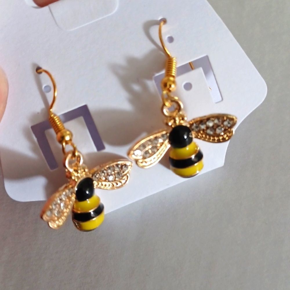 Honey Bee Earrings 